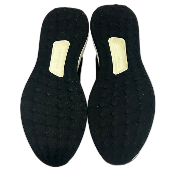 Adidas Running Sneakers Men’s Color Burgundy Maroon Knit Uppers Three Stripes - Picture 9 of 12